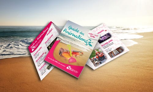 Brochure communication par graphiste freelance Vendée