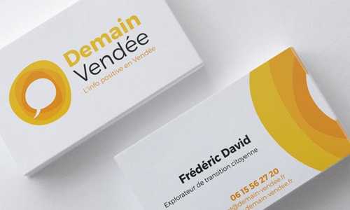 Création identité visuelle carte de visite graphiste freelance Vendée