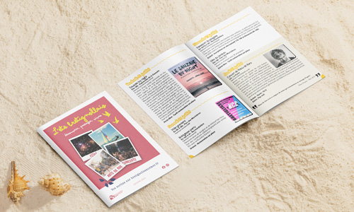 Création design graphique guide des sorties de l'été à Bretignolles-sur-Mer