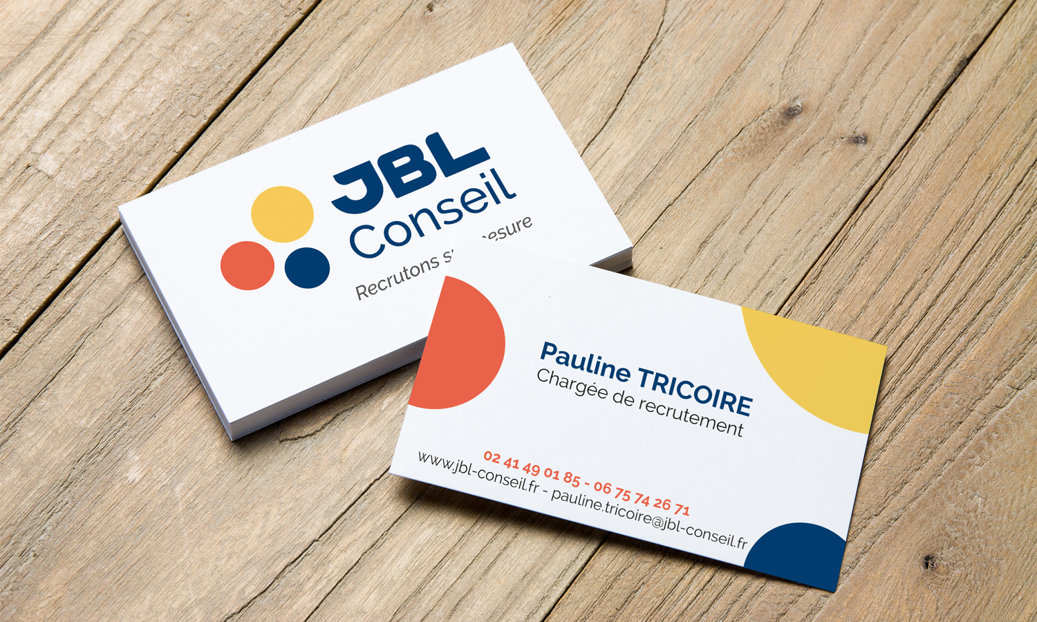 Création graphique identité visuelle JBL Conseil