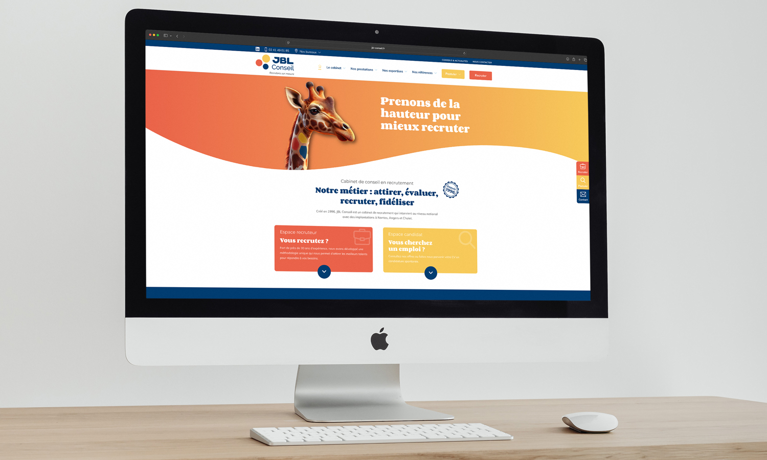 Création site internet JBL Conseil
