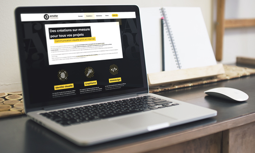Refonte site internet par graphiste freelance en Vendée