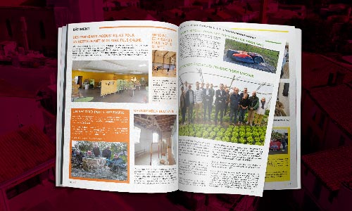 Cr&eacute;ation design graphique bulletin communal Beaurepaire